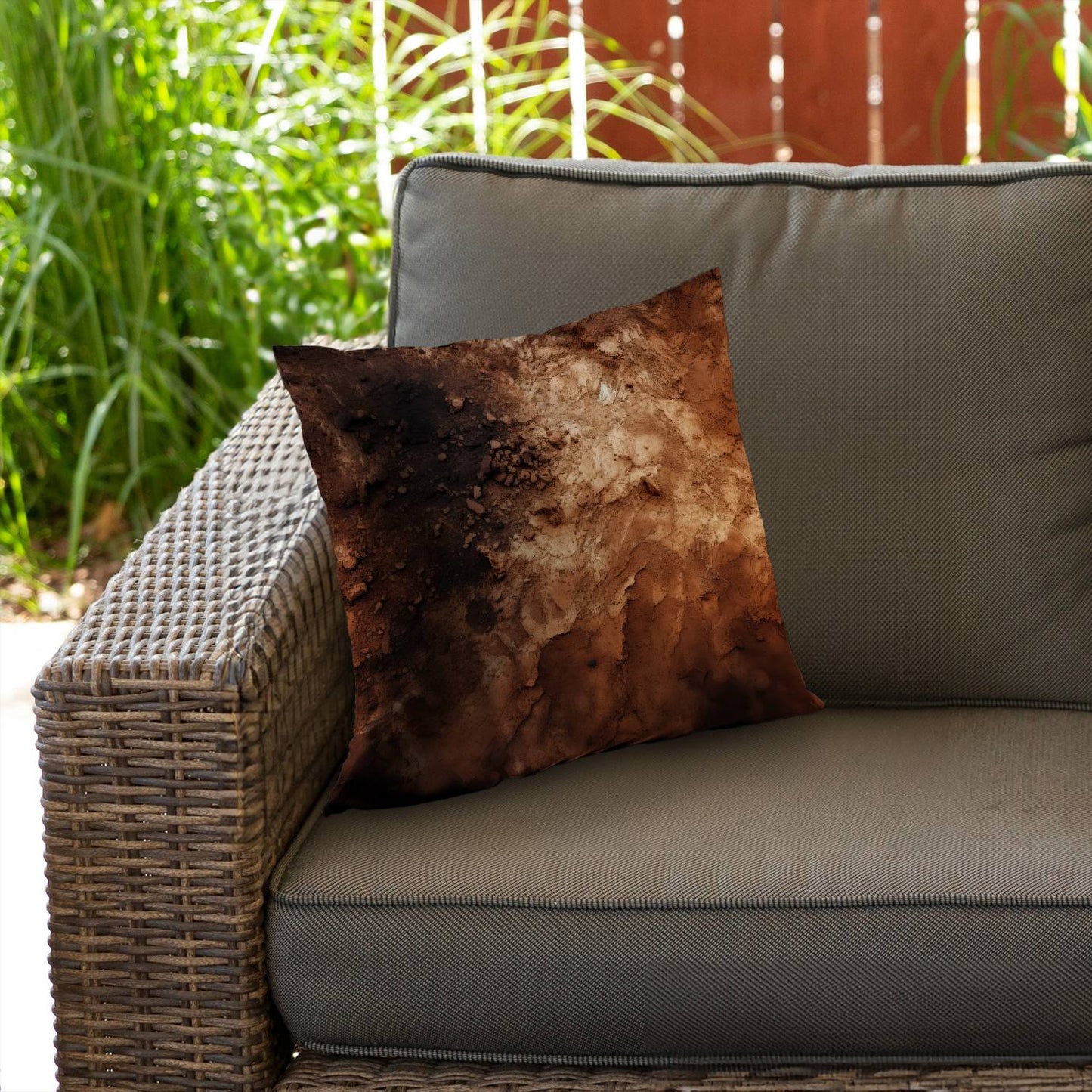 Rusty - Throw pillow - Print on demand