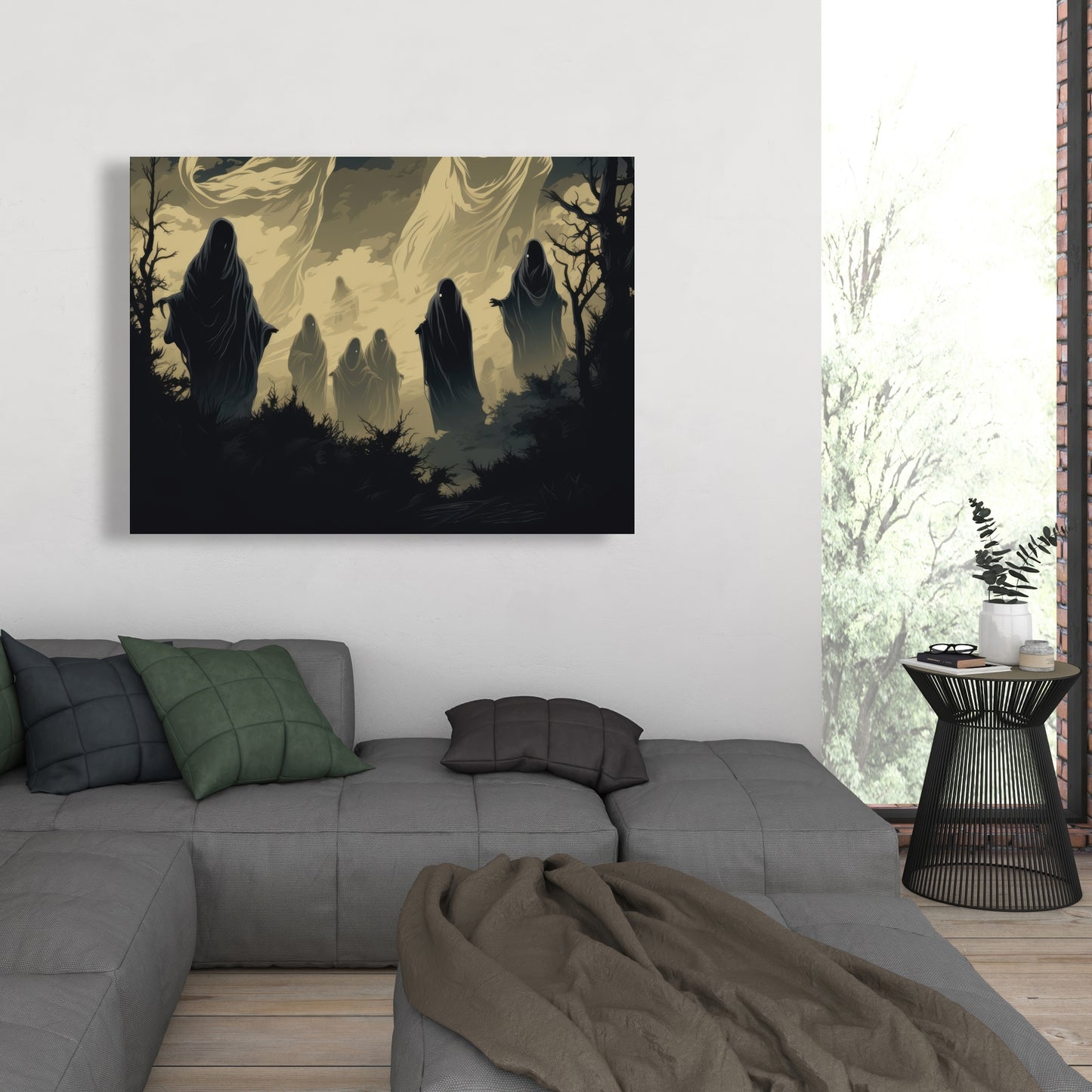 Limbo Black Canvas Art - Modern Home Decor | Chic Wall Design