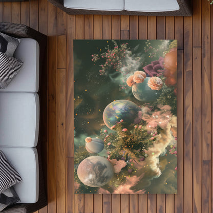 Bloom space Green Outdoor Area Rug for Home Decor | Stylish