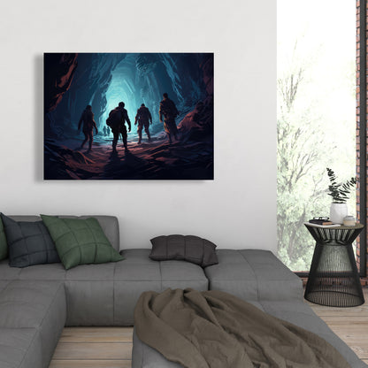 Secret Society - White Canvas for Elegant Home Decor