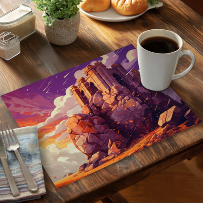 Les dernières reliques - Set de table en polyester pour la décoration intérieure