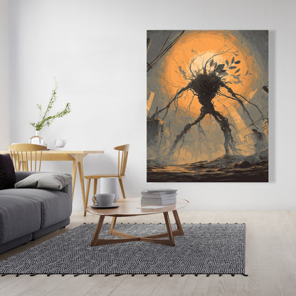 Final warning - 24"x24" Canvas