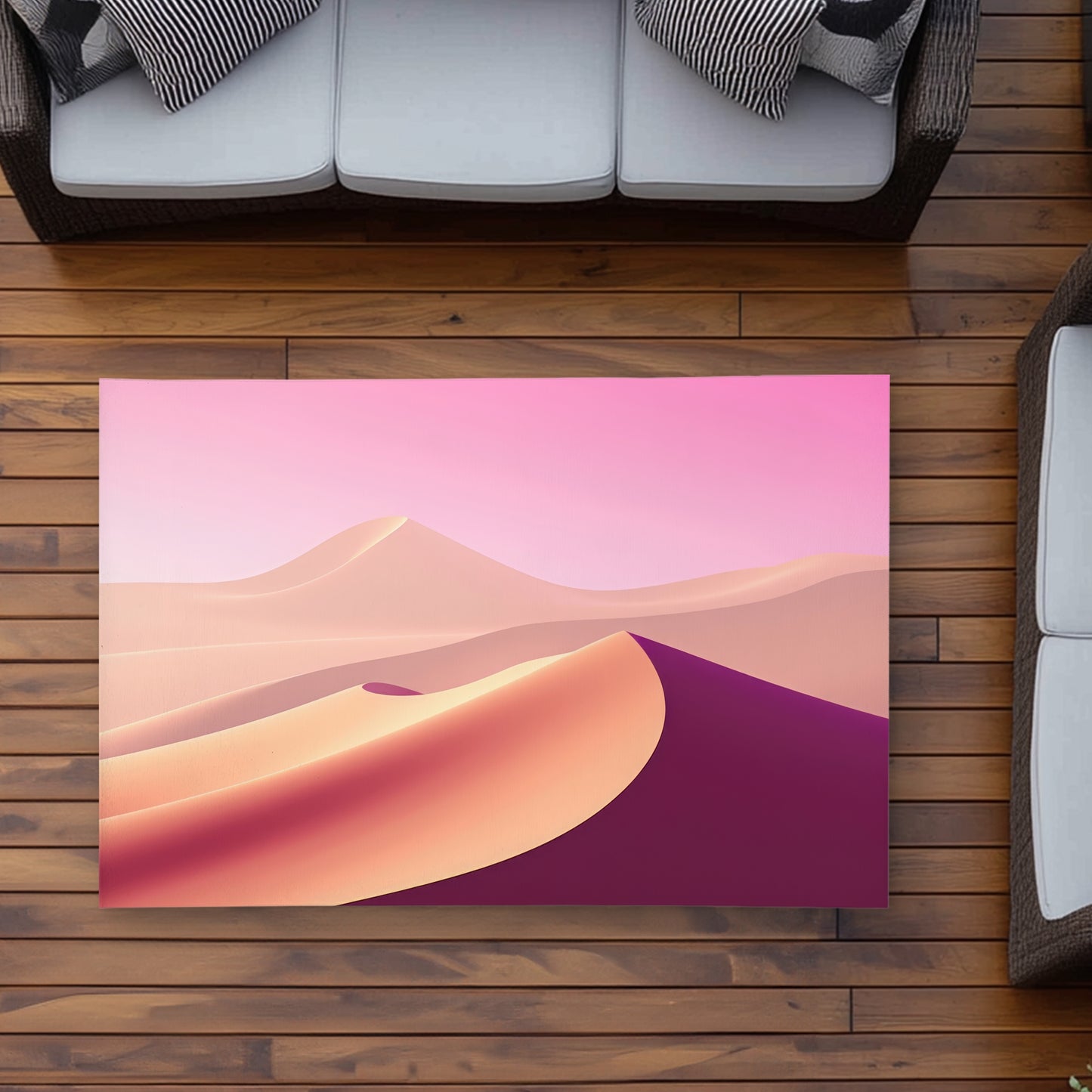 Tapis d'extérieur Calm Dunes - Solution élégante pour la décoration intérieure