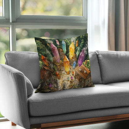 From above - Throw Pillow