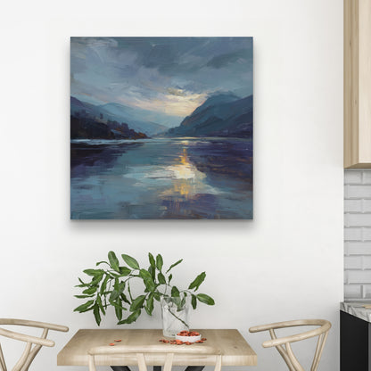 Obscure Gray Canvas for Elegant Home Decor | Modern Art