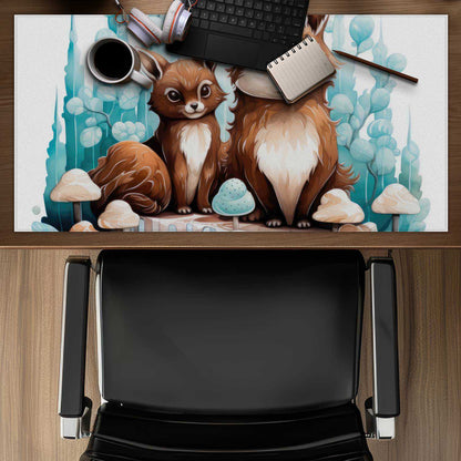 Two pals White Desk Mat - Stylish Home Decor Accessory