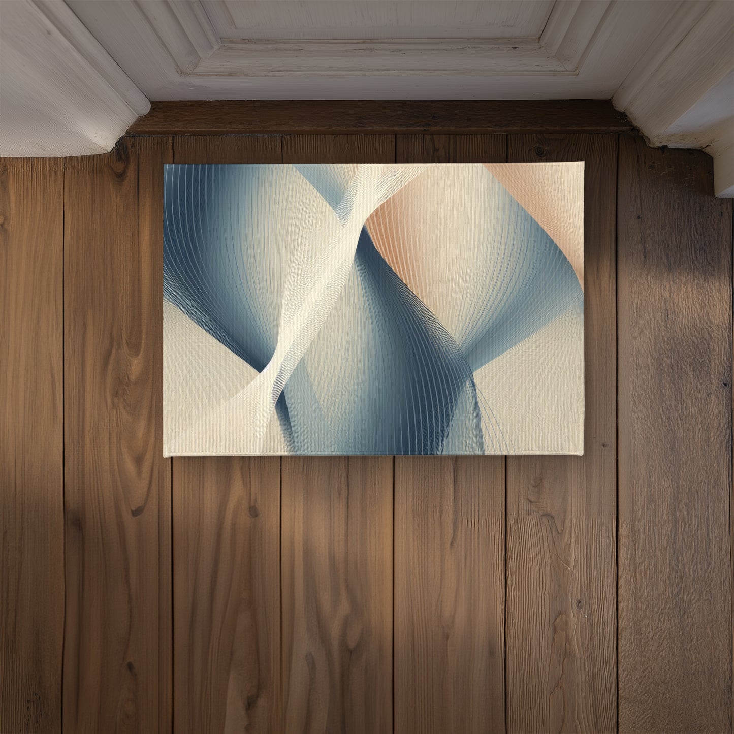 Heavenly Threads White Indoor Outdoor Door Mat