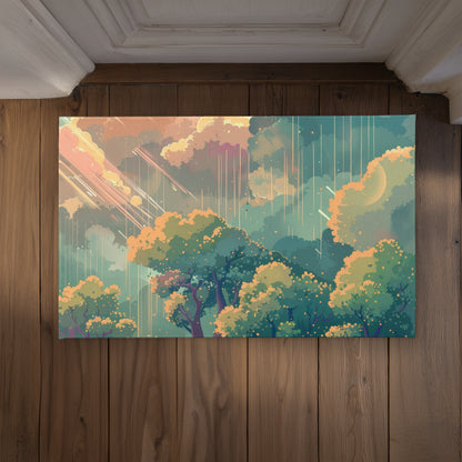 Crystal Winds Beige Indoor Outdoor Door Mat | Home Decor