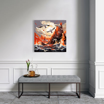 The escape - 32"x32" Canvas