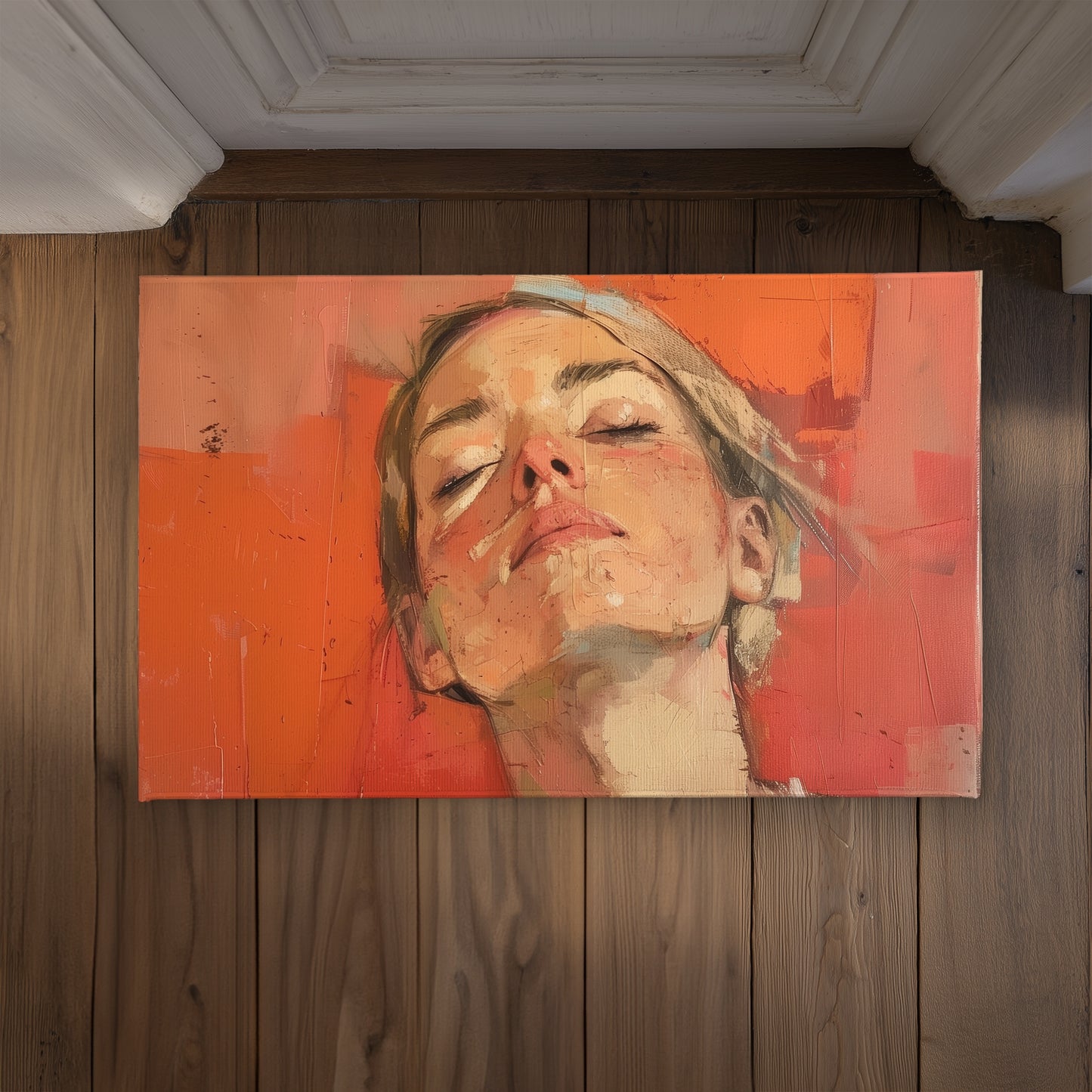 Relief Pink Indoor/Outdoor Door Mat - Home Decor Essential