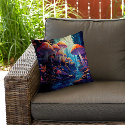 Regardez ça : un coussin décoratif en sergé de polyester pour la décoration intérieure.