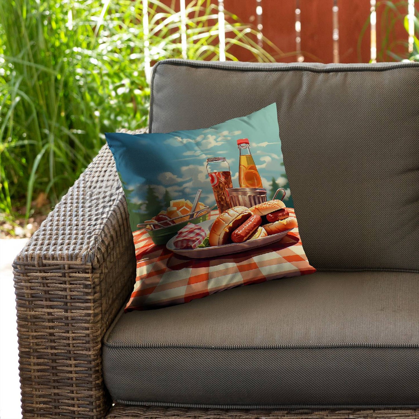 Munch - Throw pillow - Print on demand