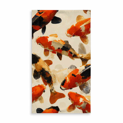 Koi Dance Flow Tablecloth - Indoor Outdoor Home Decor