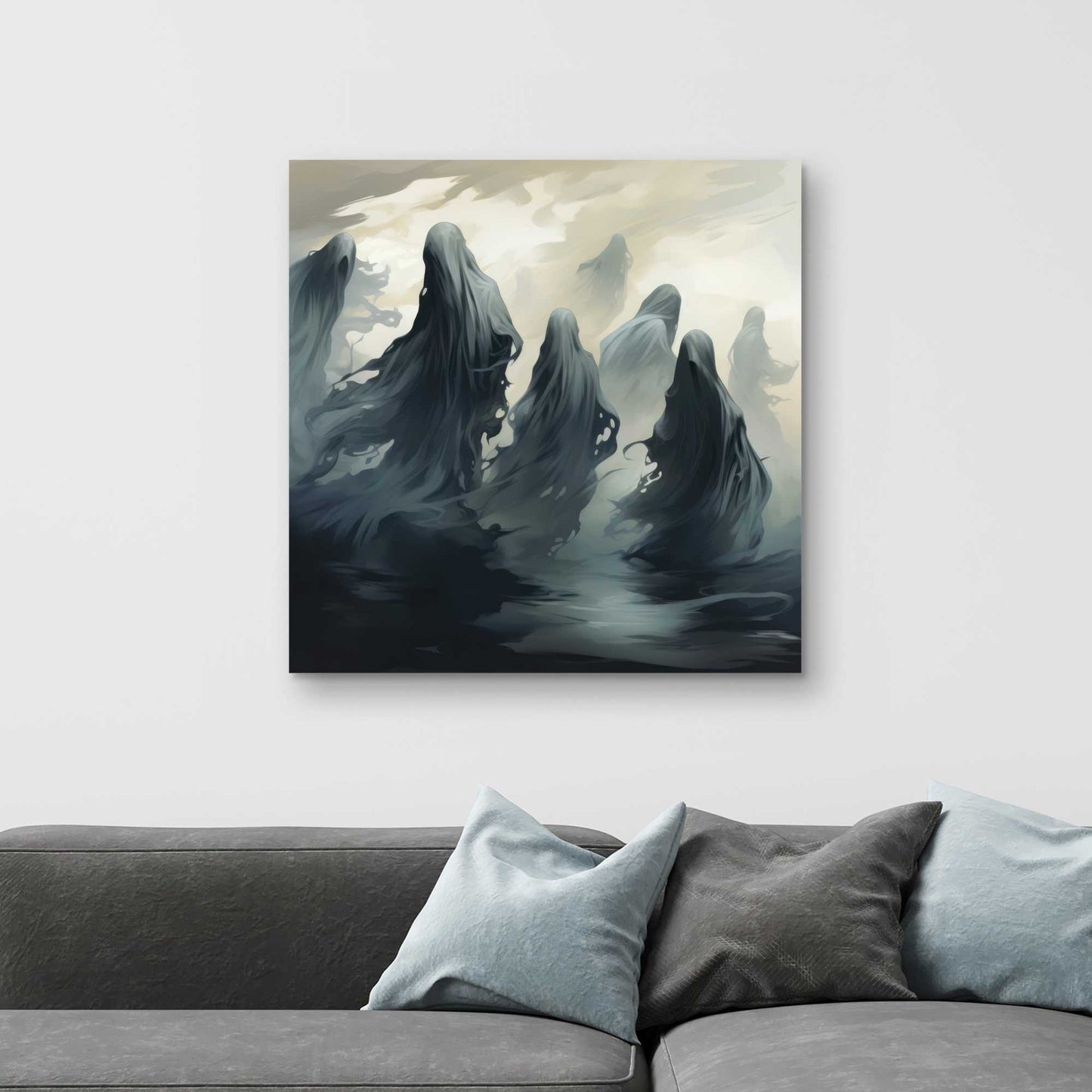Cursed Lands - Black Canvas Art for Unique Home Decor