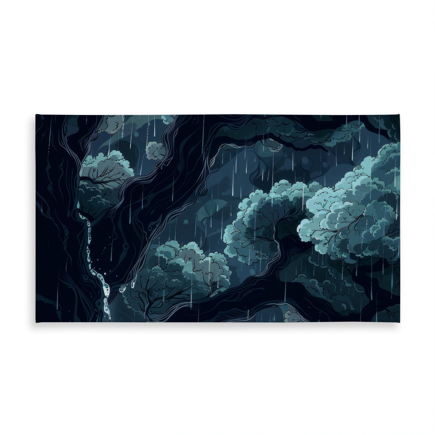 Canopy White Indoor Outdoor Tablecloth for Home Decor