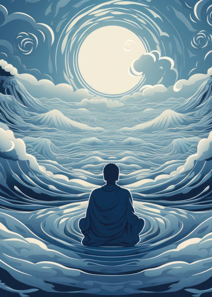 Infinite Wisdom White Indoor Outdoor Door Mat - Home Decor