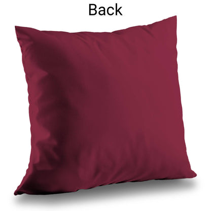 Coussin décoratif en sergé de polyester Red Sky | Accessoire de décoration élégant pour la maison