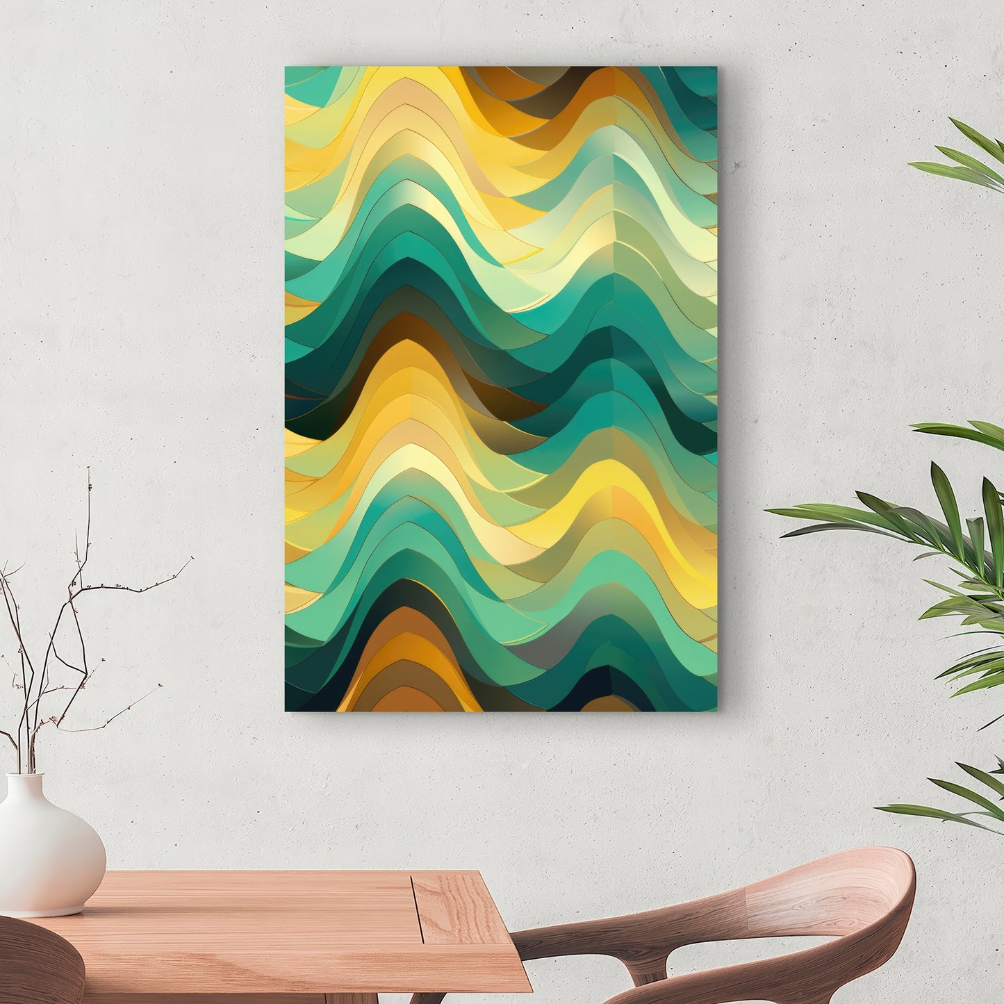 Jagged luxury - 32"x32" Canvas