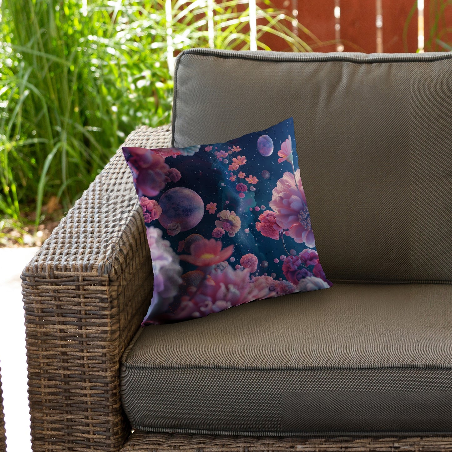 Pink void - Throw Pillow