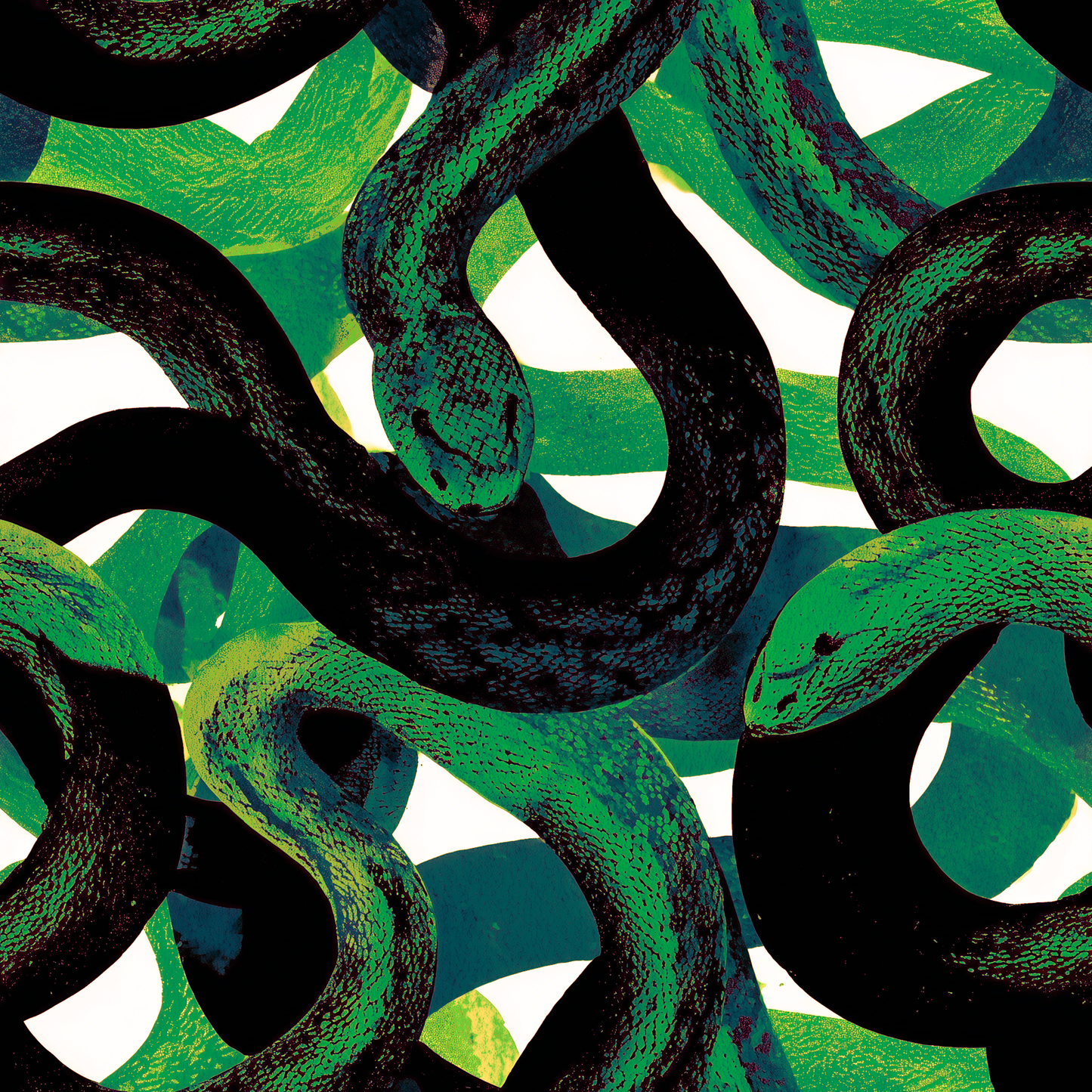 Emerald Coil Dance Tablecloth | Indoor Outdoor Home Decor