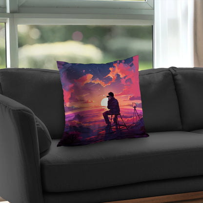 The observer - Throw Pillow