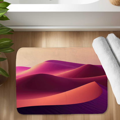 Deep Dunes Purple Bath Mat | Cozy Home Decor Essential