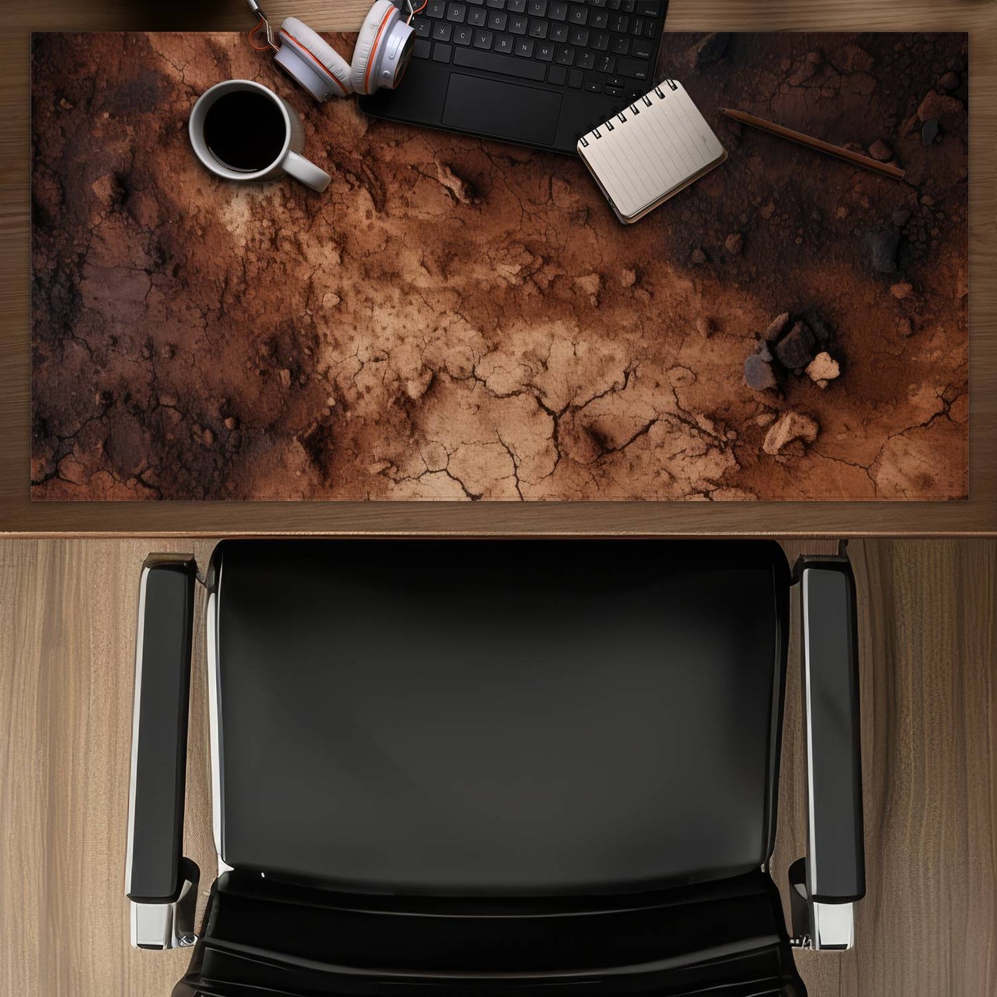 Cracking - Desk mat - Print on demand