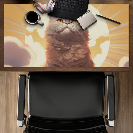 Intangible purr - Desk Mat