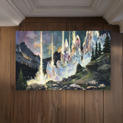 Magical Beams Door Mat - Indoor Outdoor Home Decor Accent