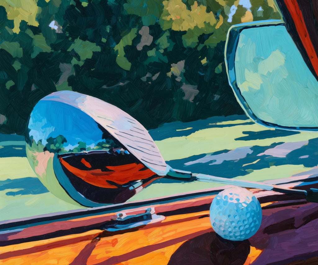 Housse de couette illustrée « The Drive Car » - Essentiels de décoration intérieure
