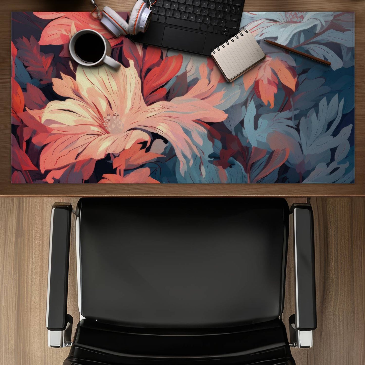 Silent charm - Desk mat - Print on demand