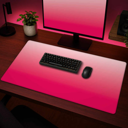Delicate Magenta Gradient Gaming Mat for Stylish Home Decor
