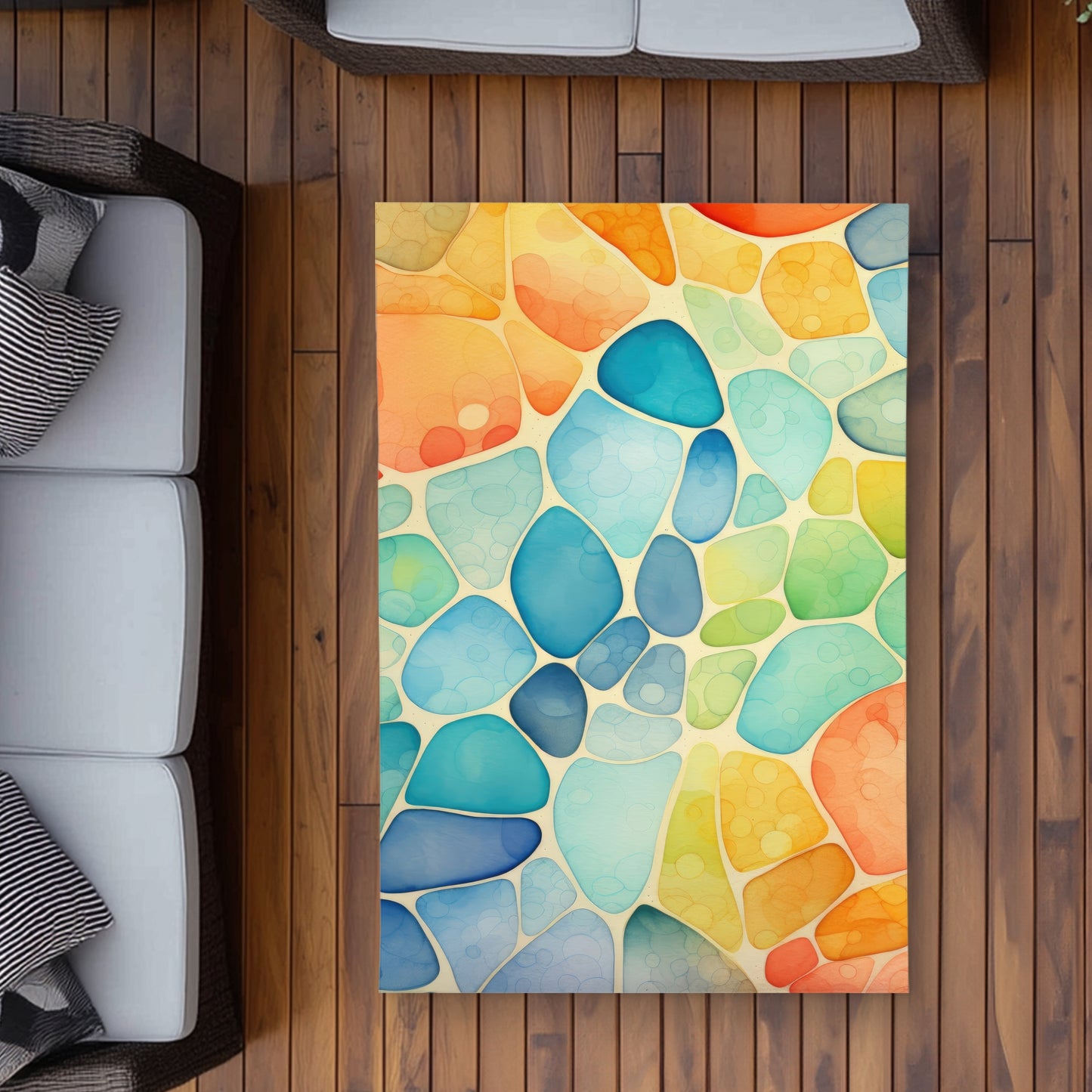 Tapis d'extérieur Blobs | Décoration élégante pour les terrasses
