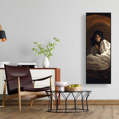 Warm embrace - Black Framed Canvas Art for Home Decor