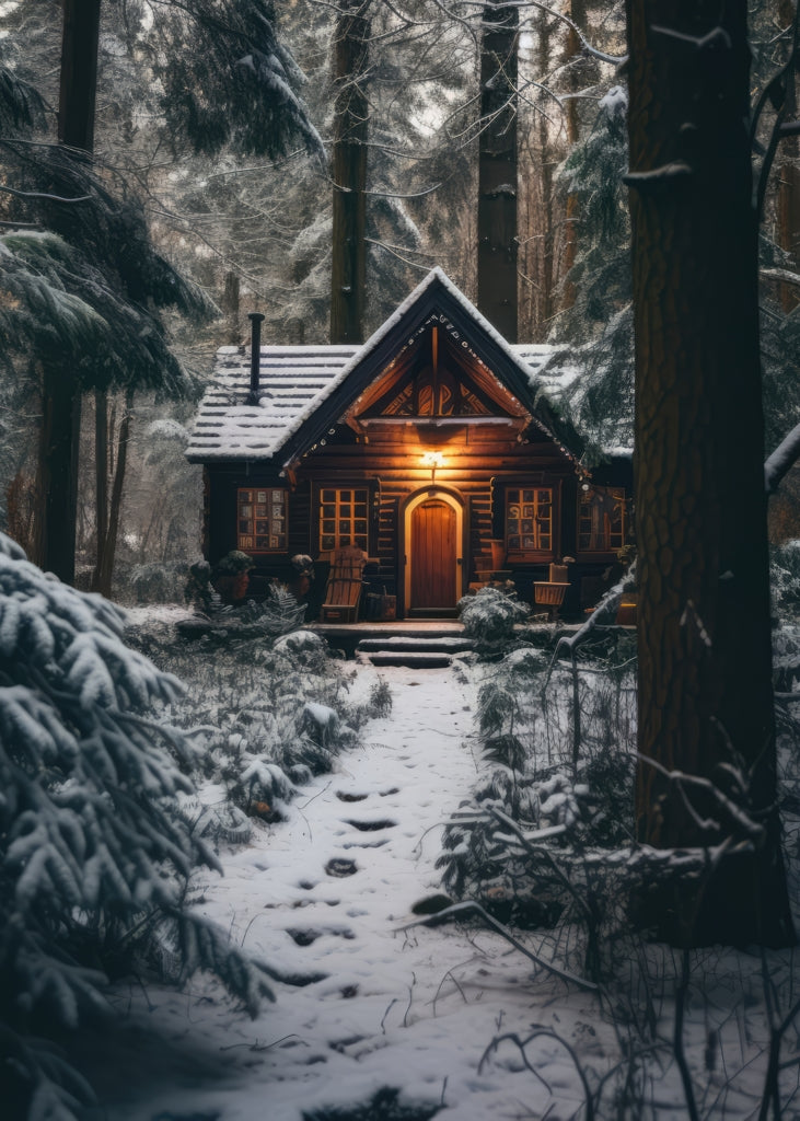 The lone cabin Black bath mat for elegant home decor