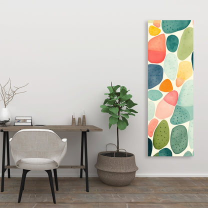 Seedy Shapes - Blue Canvas for Stylish Home Decor