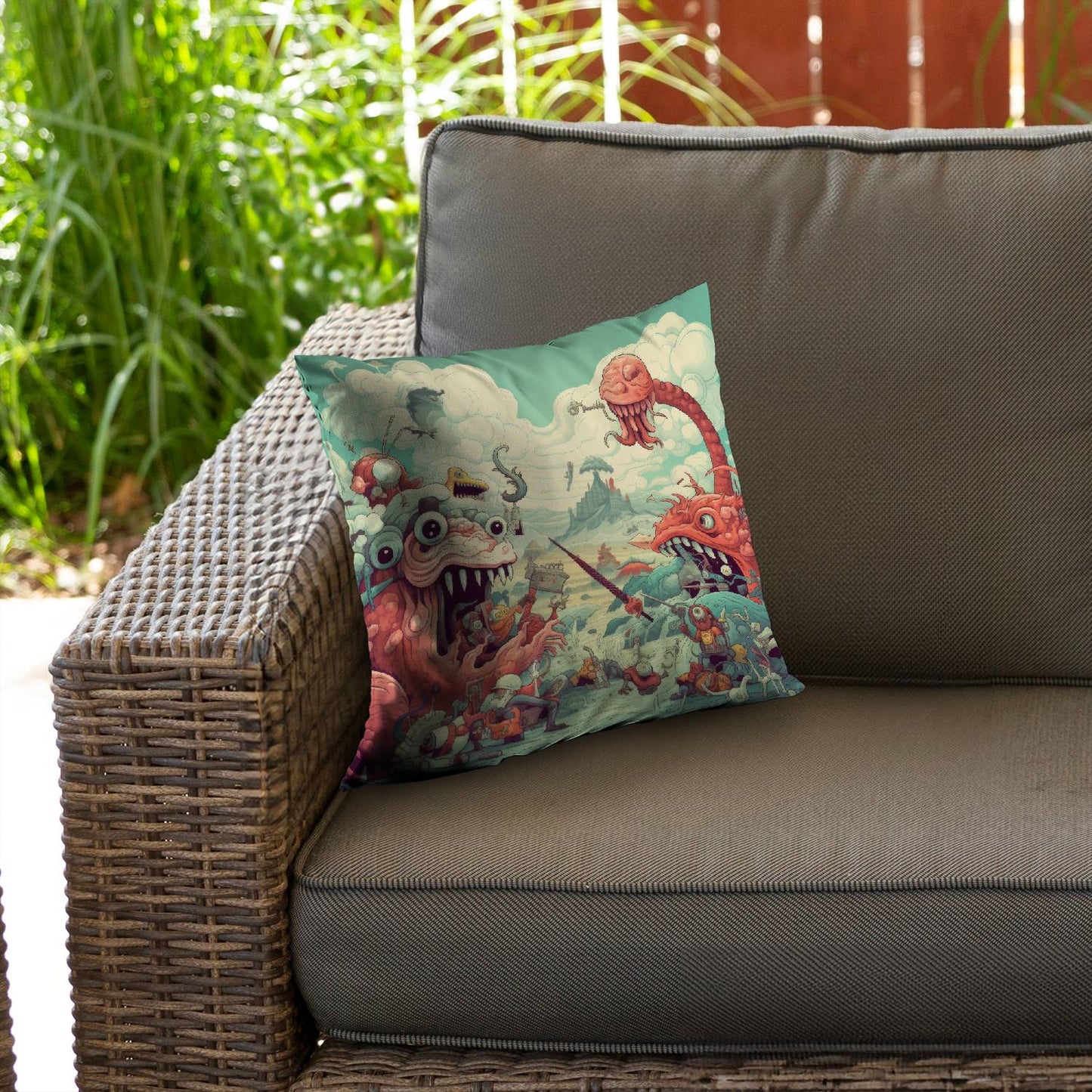 Day of reckoning - Throw pillow - Print on demand