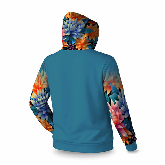 Color Bouquet Sleevie Pullover Hoodie | Stylish Apparel