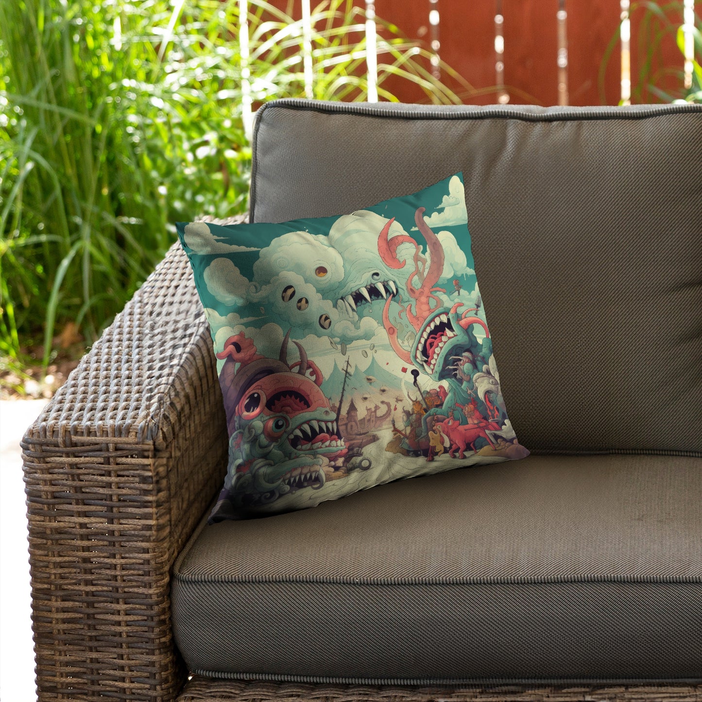 Unimaginable Red Poly Twill Throw Pillow Insert for Home Decor