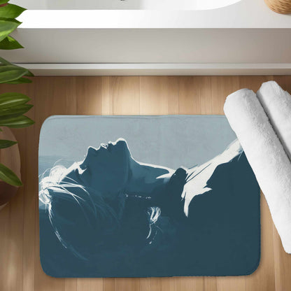Tapis de bain Silent Light Glow | Tapis doux de décoration intérieure