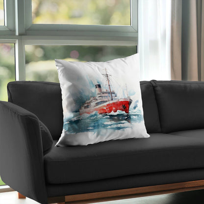 Coussin décoratif Icebreaker en sergé de polyester - Accessoire de décoration confortable pour la maison
