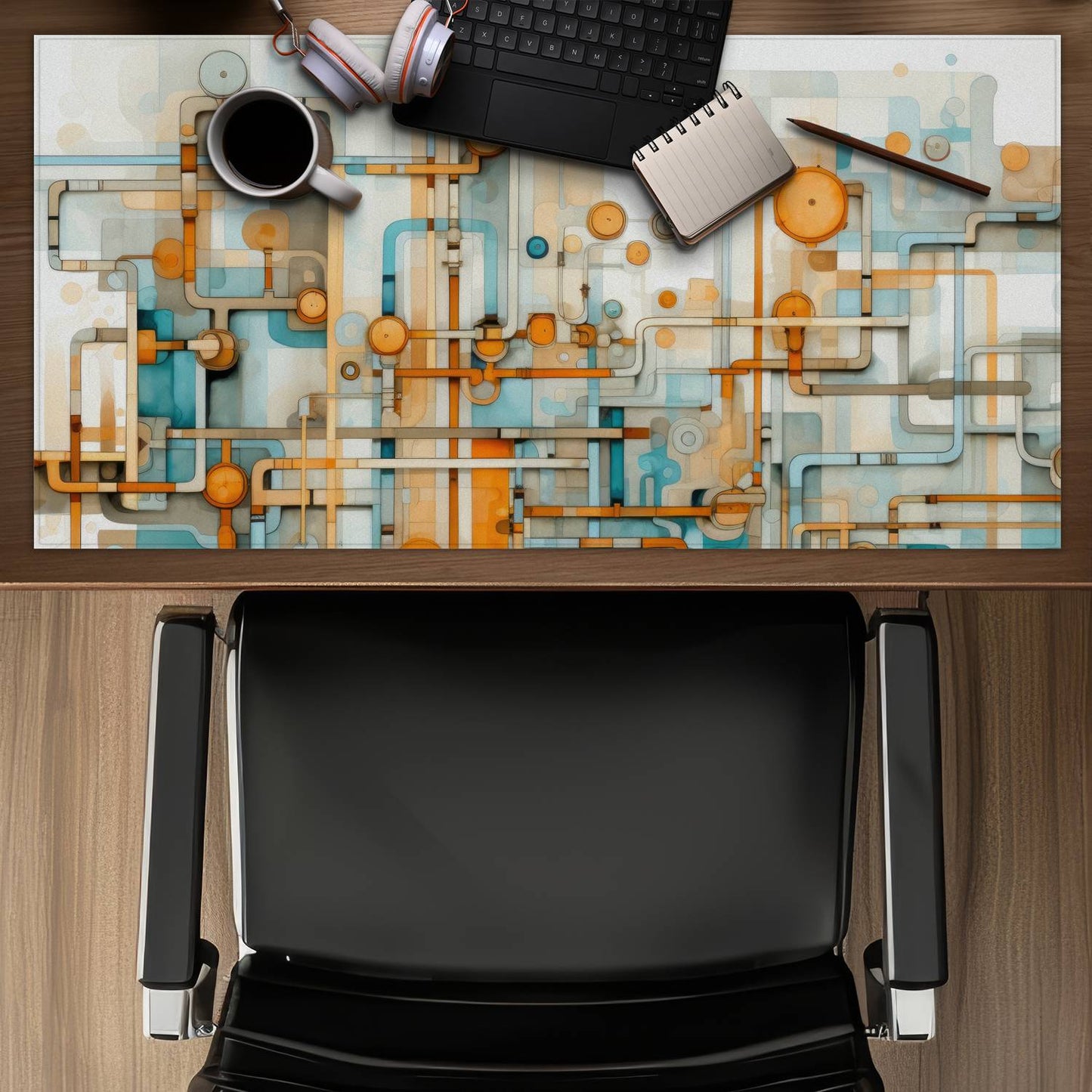 Like clockwork - Desk mat - Print on demand