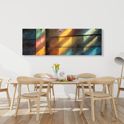 Rainbow Glint - Green Canvas for Home Decor | Vibrant Art