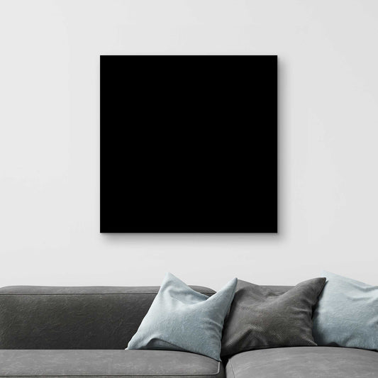 Pure Black - Black Canvas for Elegant Home Decor | Art