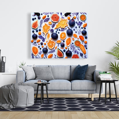 Fruity skins - 32"x32" Canvas
