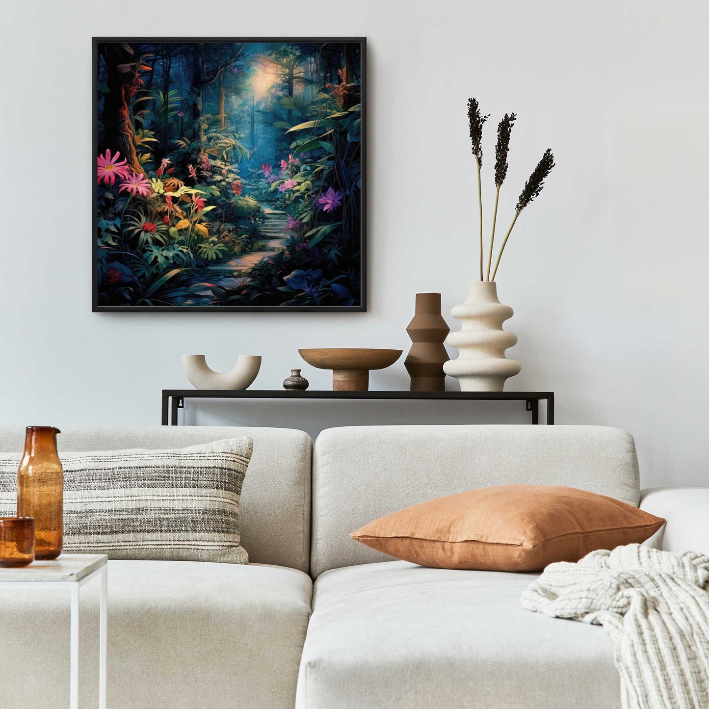 Against all odds - Pink Framed Canvas for Home Decor