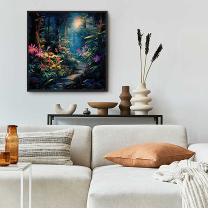 Against all odds - Pink Framed Canvas for Home Decor