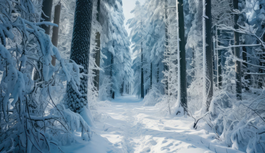 Cold Forest White Tablecloth | Indoor Outdoor Home Decor