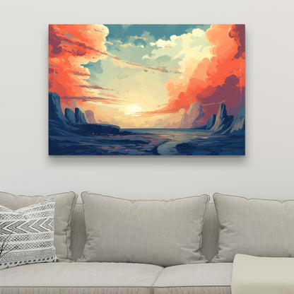 Finally light - 32"x32" Canvas