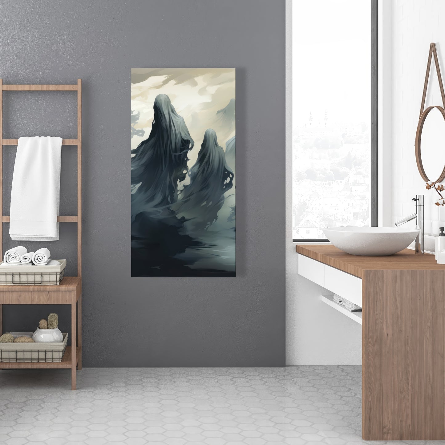 Cursed Lands - Black Canvas Art for Unique Home Decor